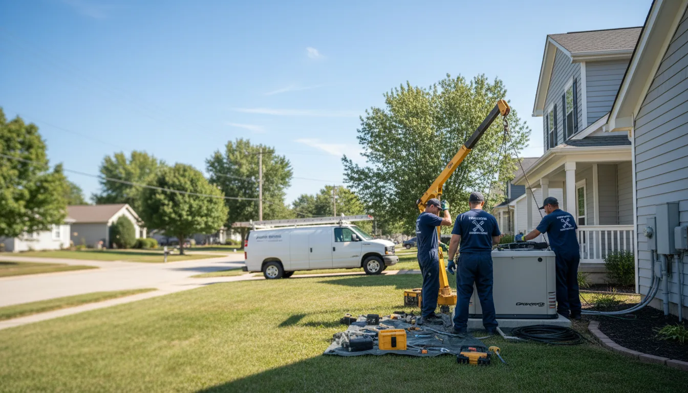 Generator Installation in Baxter Springs, KS near me
